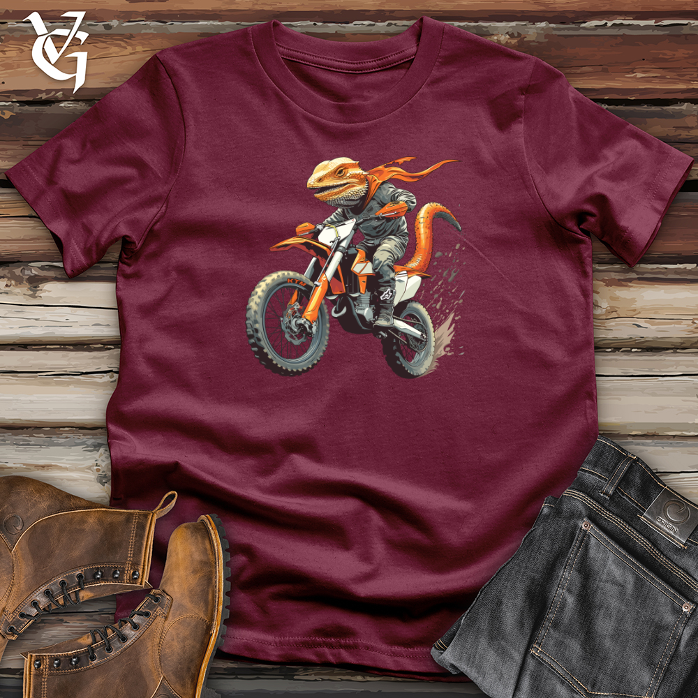 Viking Goods Dragon Biker Softstyle Tee Maroon / L