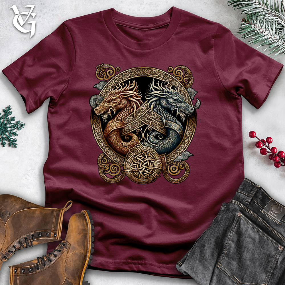 Viking Goods Dragon Dreams Cotton Tee Maroon / L
