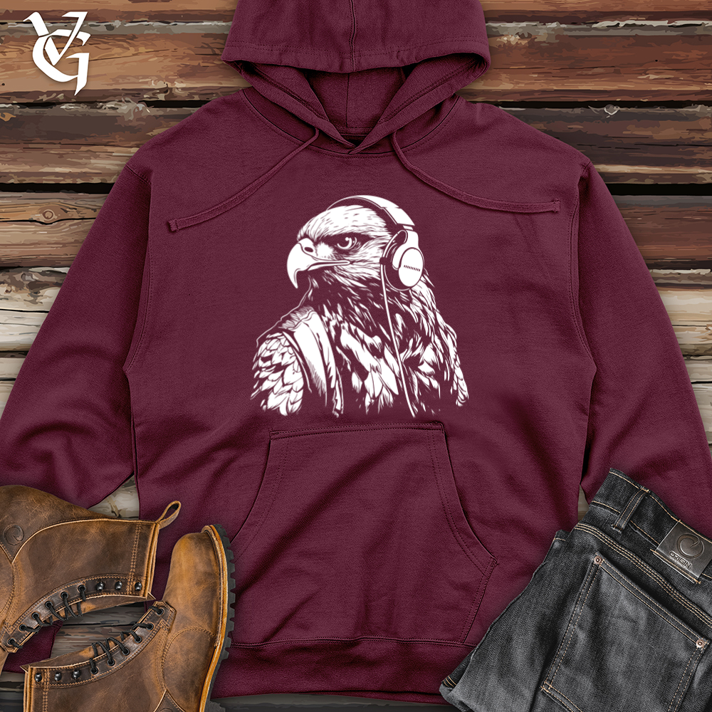 Viking Goods Falcon Sound Check Midweight Hooded Sweatshirt Maroon / L