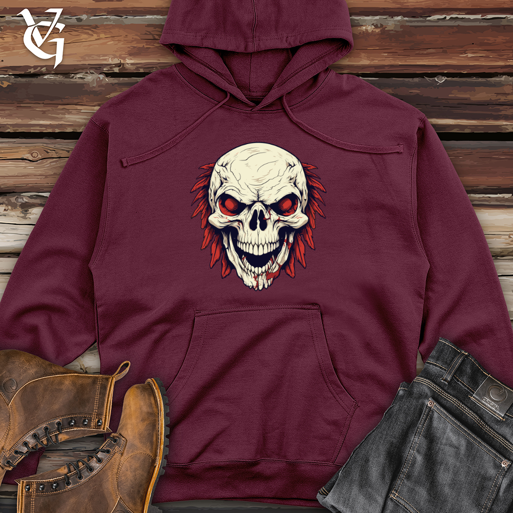 Viking Goods Fierce Guardians Crest Midweight Hooded Sweatshirt Maroon / L