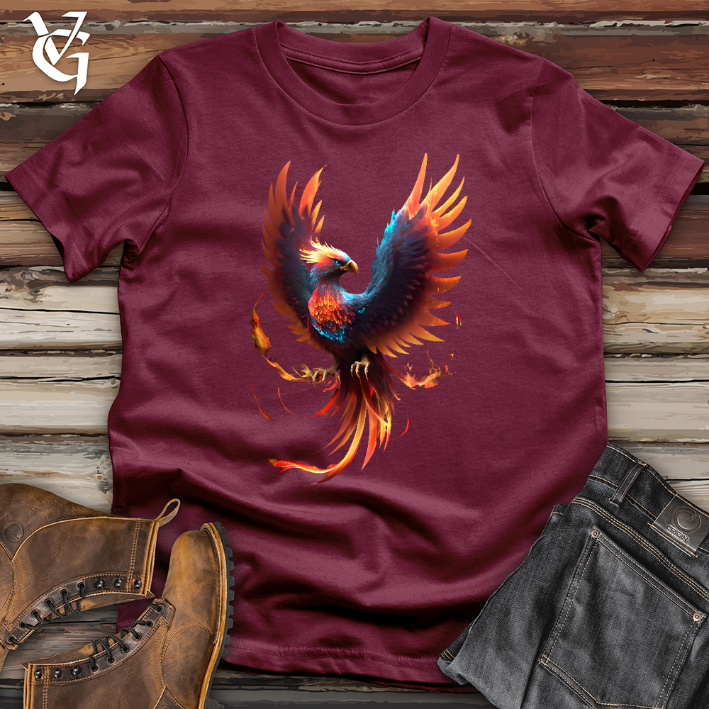 Viking Goods Fire Bird Softstyle Tee Maroon / L