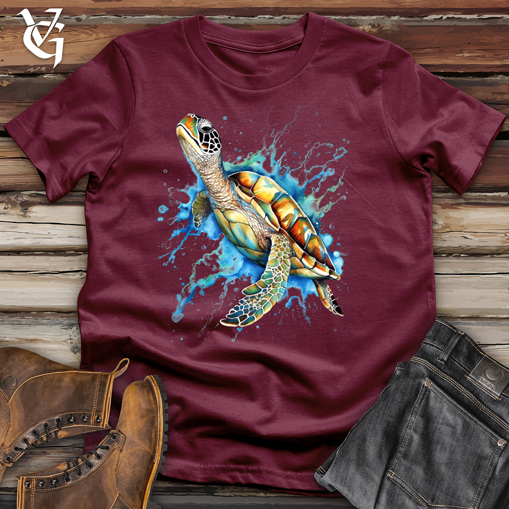 Viking Goods Fly Turtle Cotton Tee Maroon / L