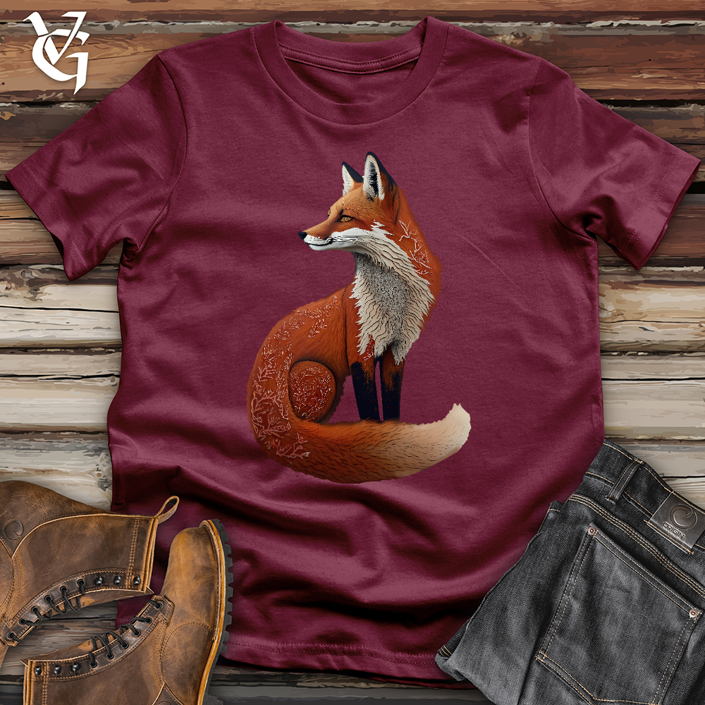 Viking Goods Forest Fox Softstyle Tee Maroon / L