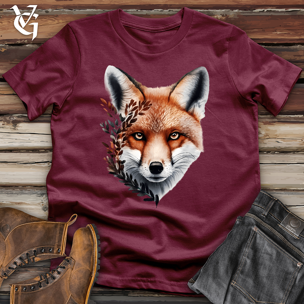 Viking Goods Fox Nature Softstyle Tee Maroon / L