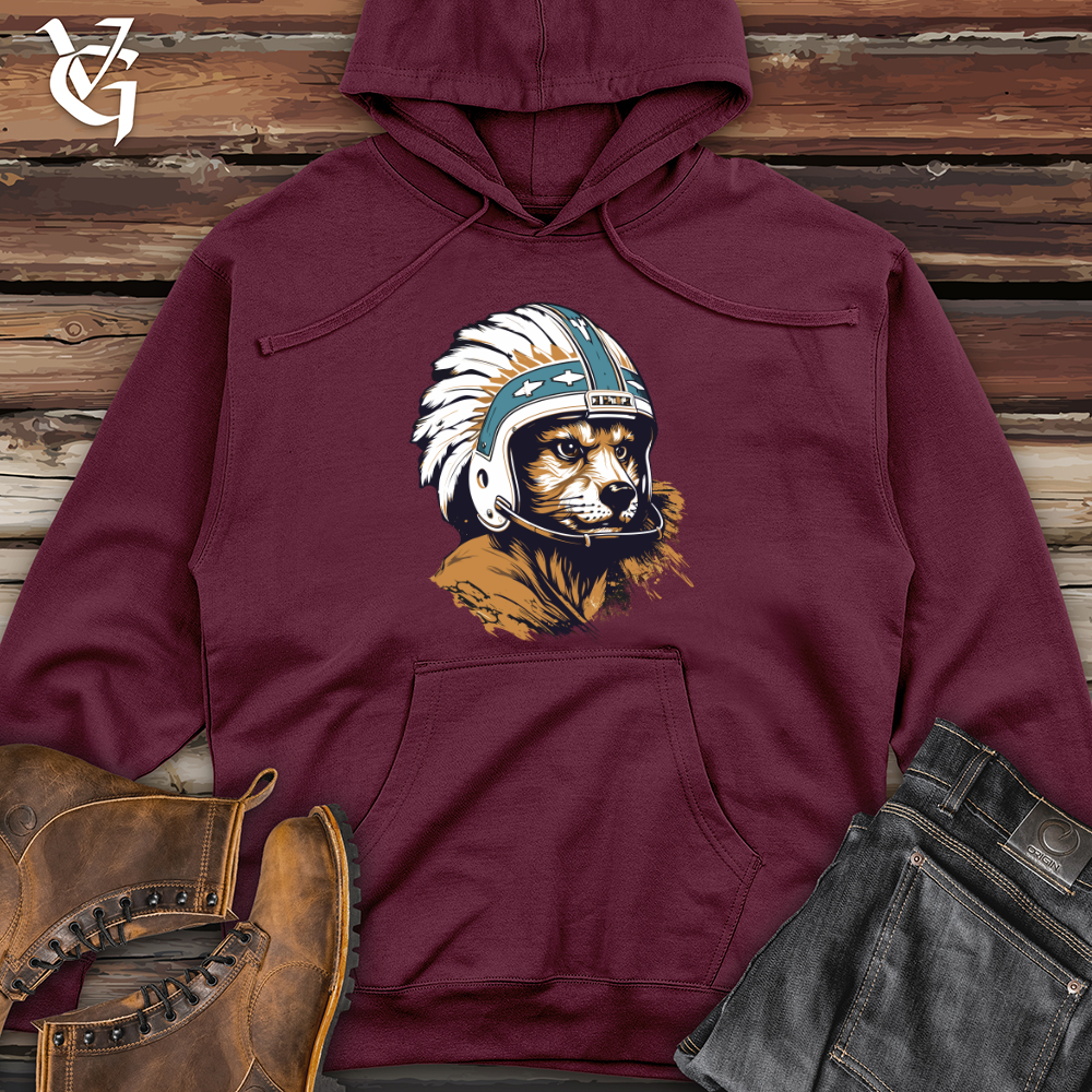 Viking Goods Foxy Touchdown Midweight Hooded Sweatshirt Maroon / L