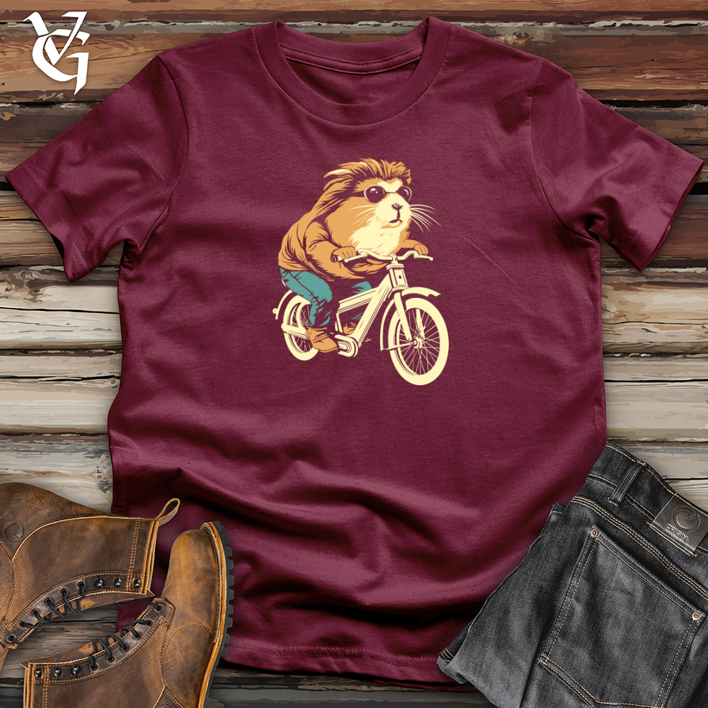 Viking Goods Guinea Pig Furry Cyclist Joyride Softstyle Tee Maroon / L