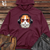 Viking Goods Hamster Headphone Harmony Midweight Hooded Sweatshirt Maroon / L