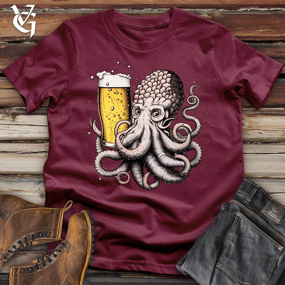 Viking Goods Hoptopus Softstyle Tee Maroon / L