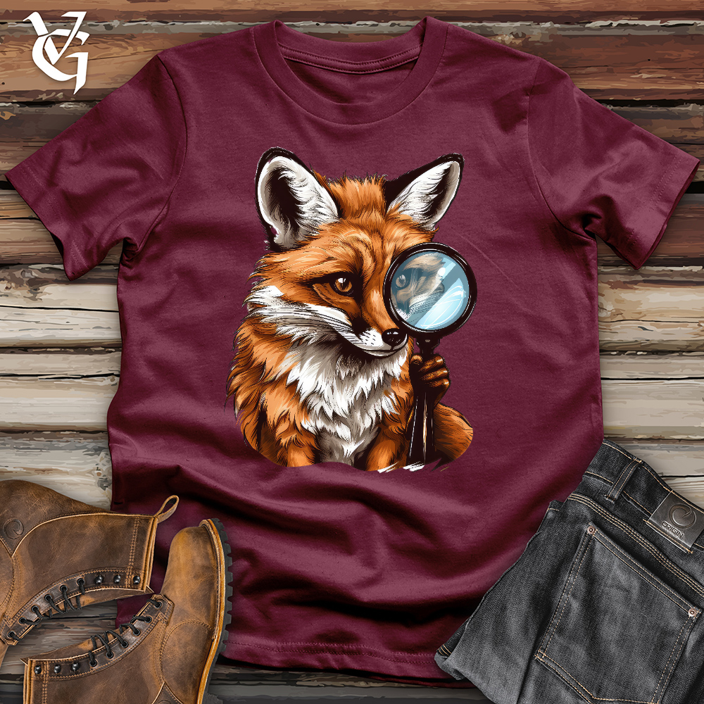 Viking Goods Inspector Fox Cotton Tee Maroon / L