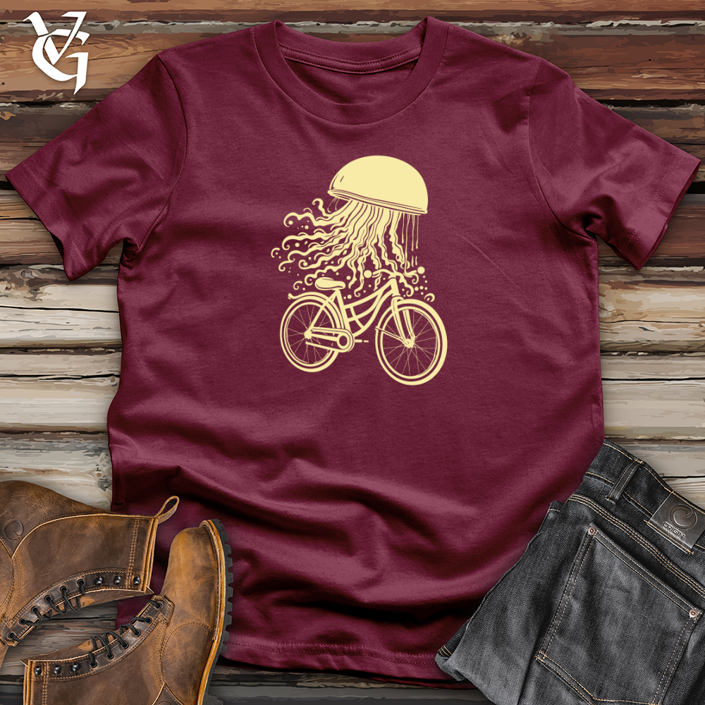Viking Goods Jellyfish Deep Dive Cycle Voyage Softstyle Tee Maroon / L