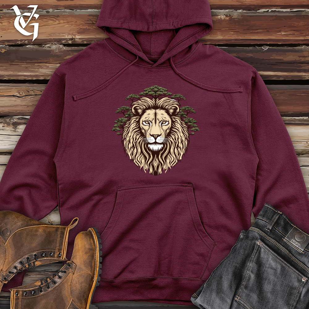 Viking Goods Jungle Monarch Midweight Hooded Sweatshirt Maroon / L