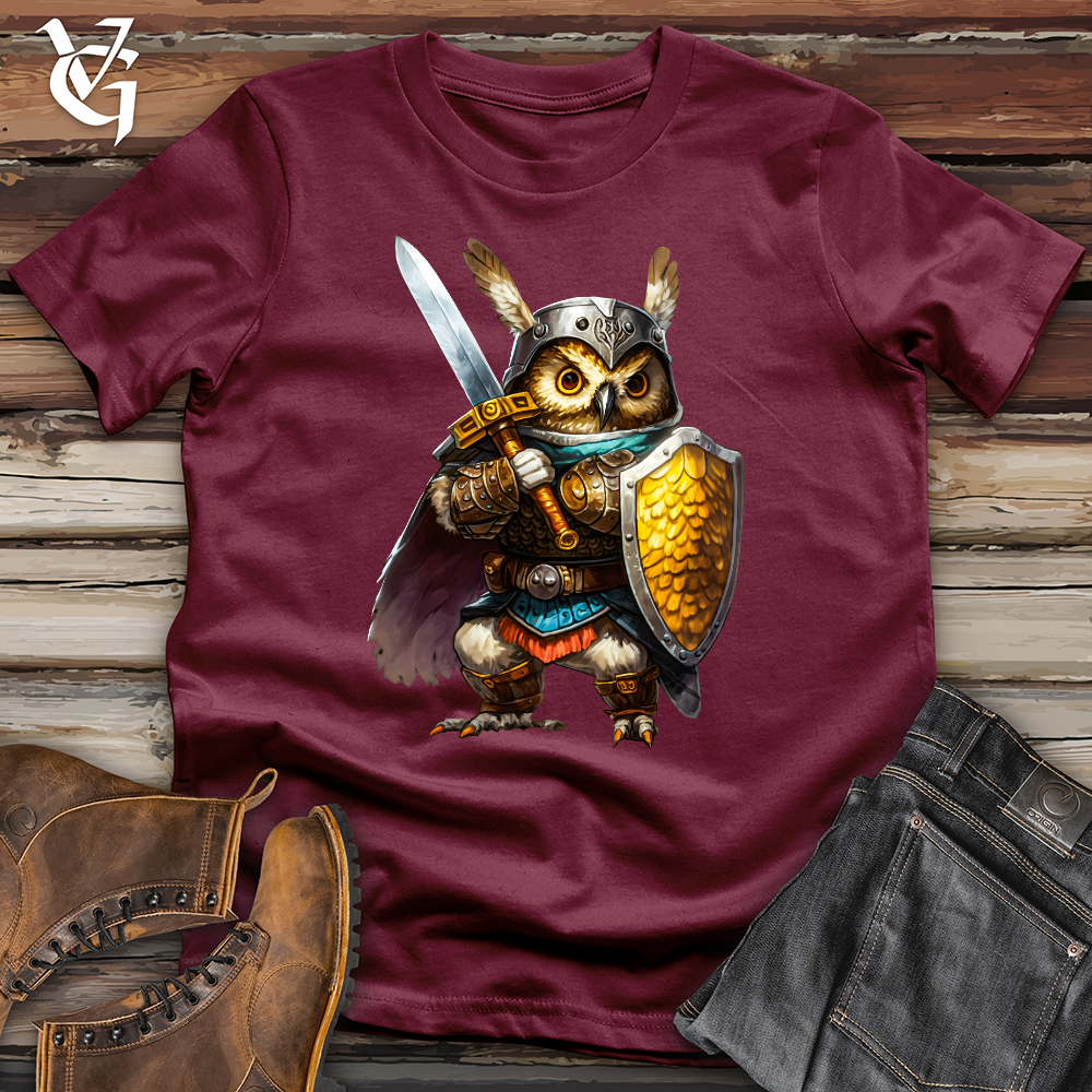 Viking Goods Knight Owl Softstyle Tee Maroon / L