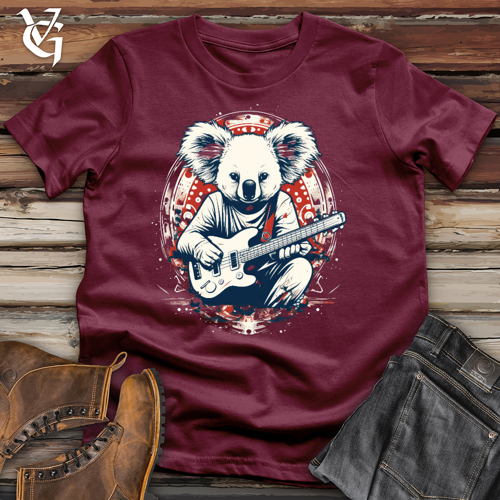 Viking Goods Koala Guitarist Cotton Tee Maroon / L