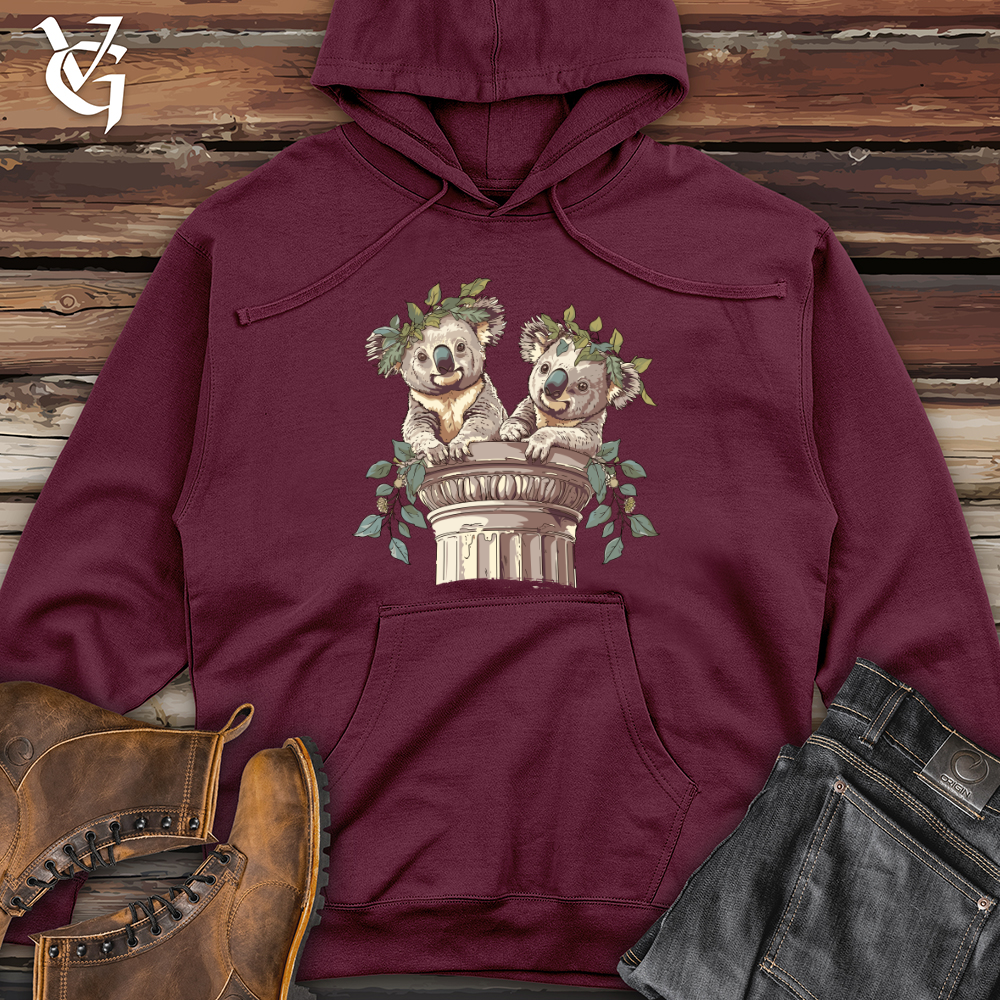 Viking Goods Koala Laurel Twins Midweight Hooded Sweatshirt Maroon / L