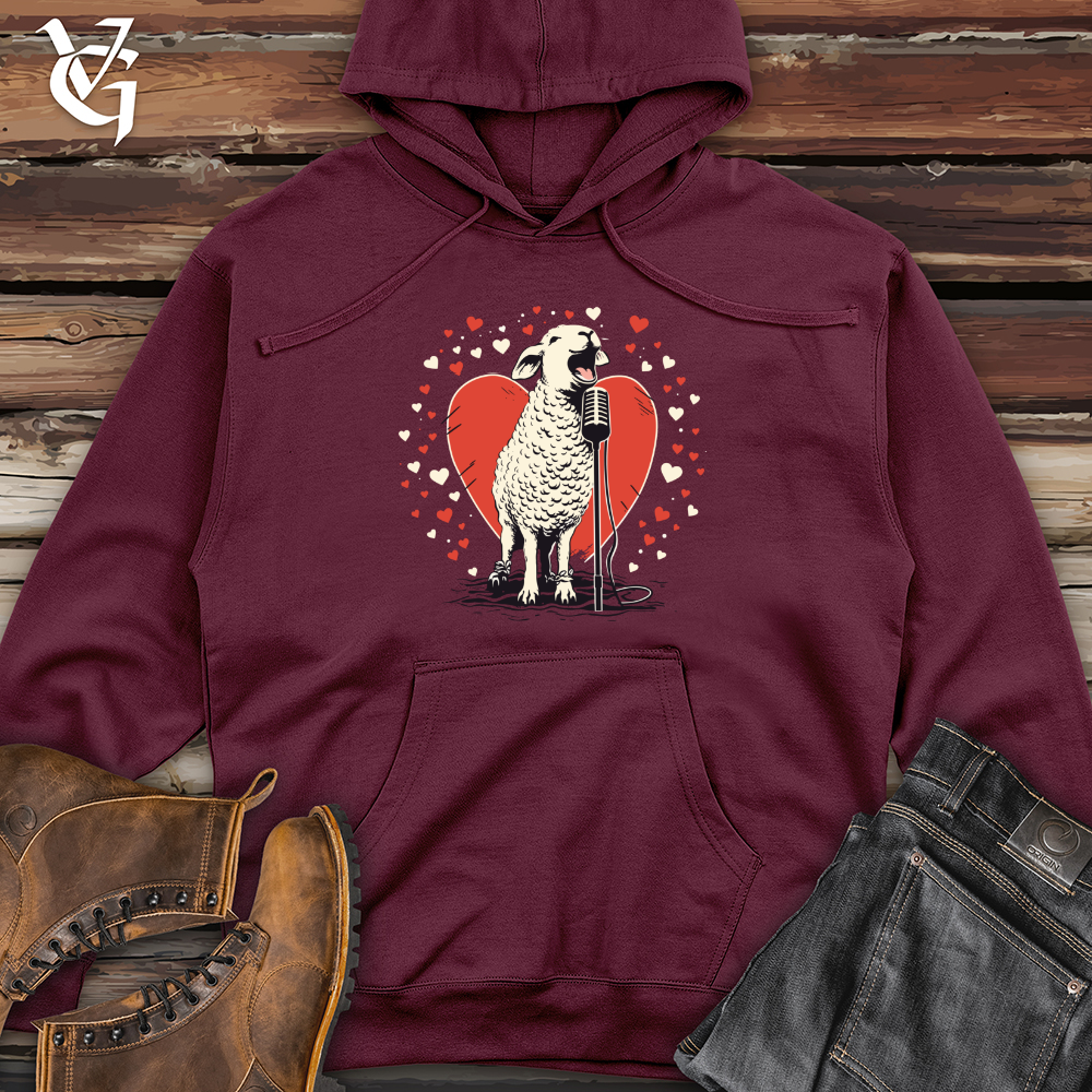 Viking Goods Lamb Love Ballad Midweight Hooded Sweatshirt Maroon / L