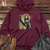 Viking Goods Leopard Rockstar Roar Midweight Hooded Sweatshirt Maroon / L