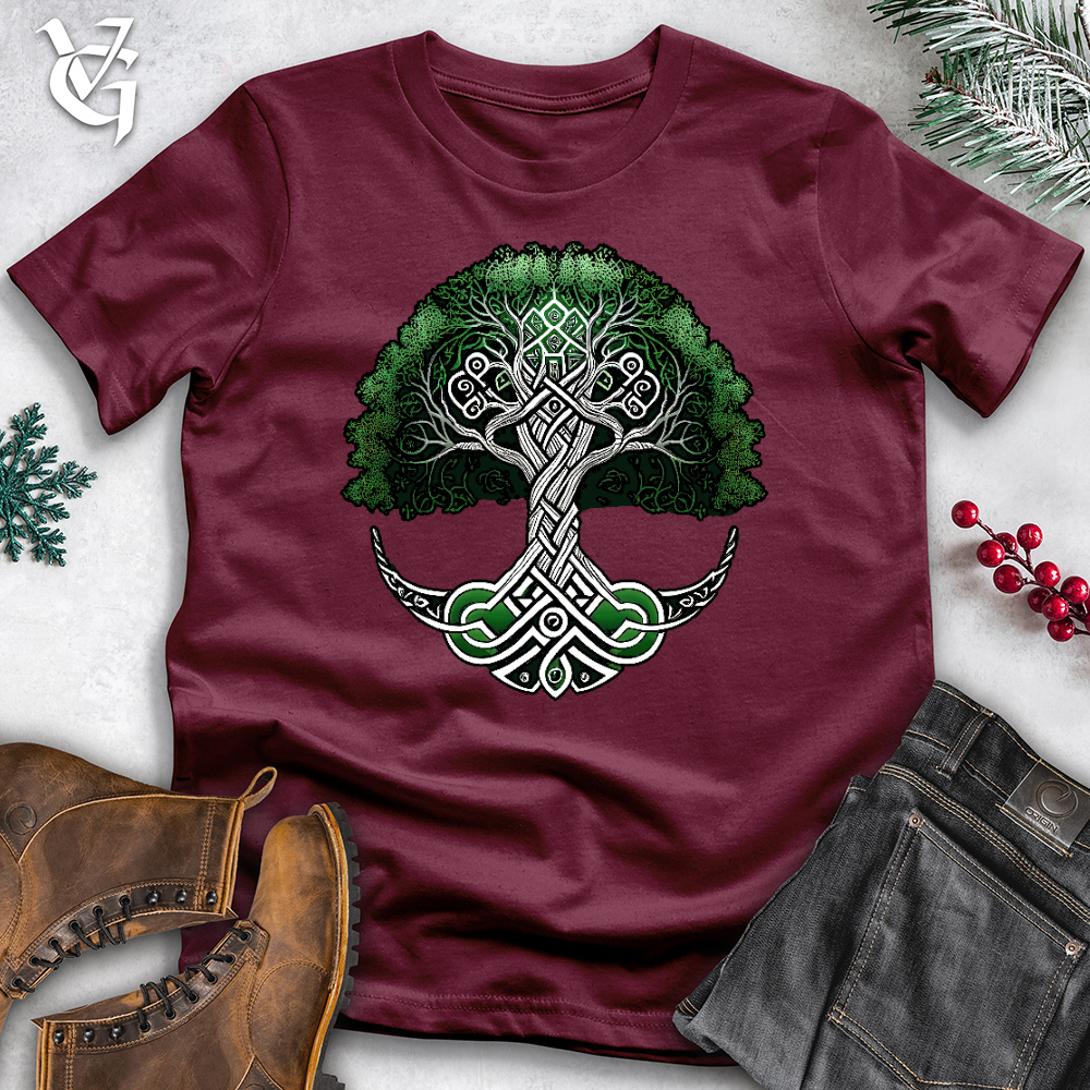 Viking Goods Life Is Greener Cotton Tee Maroon / L