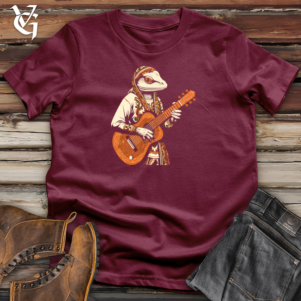 Viking Goods Lizard Desert Guitar Softstyle Tee Maroon / L