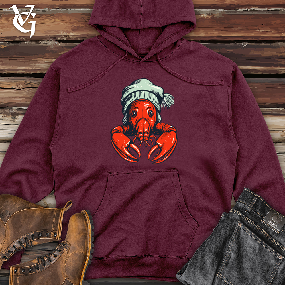 Viking Goods Lobster Deep Sea Beanie Midweight Hooded Sweatshirt Maroon / L