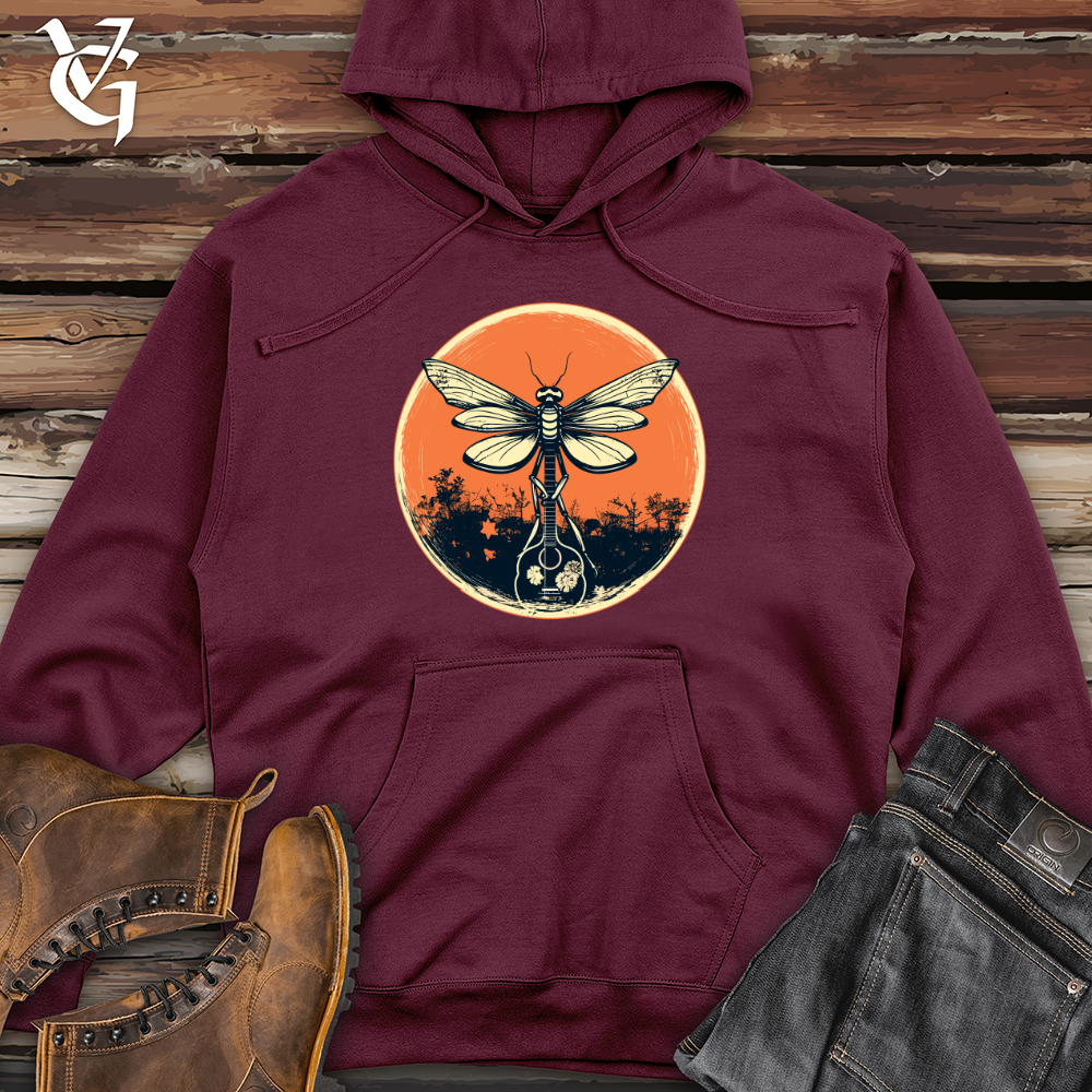 Viking Goods Melodic Wings Serenade Midweight Hooded Sweatshirt Maroon / L