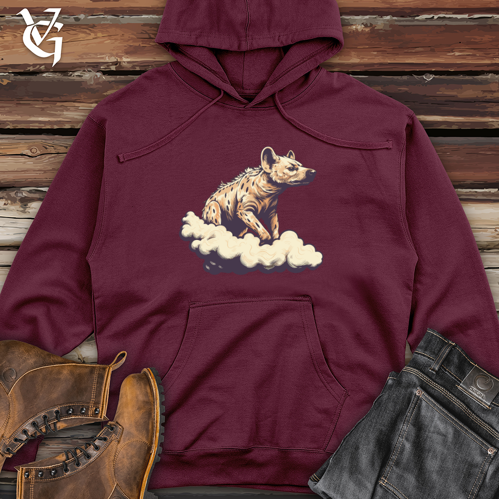 Viking Goods Misty Mirth Hyena Midweight Hooded Sweatshirt Maroon / L
