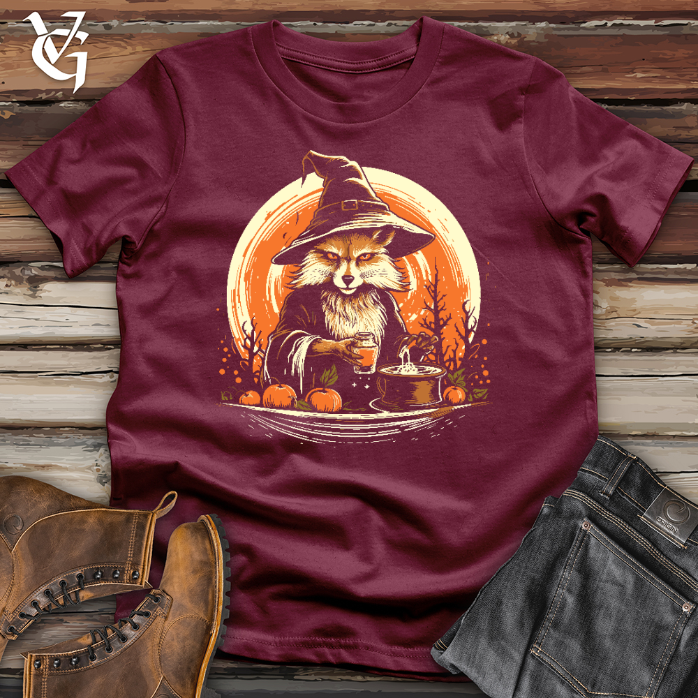 Viking Goods Mystical Cider Fox Softstyle Tee Maroon / L