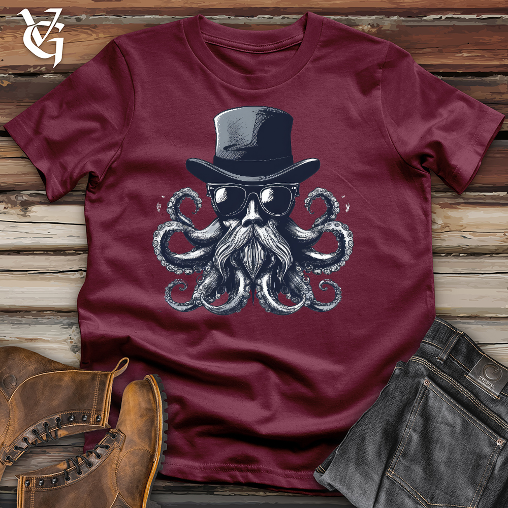 Viking Goods Octoman Jones Sunglasses Cotton Tee Maroon / L