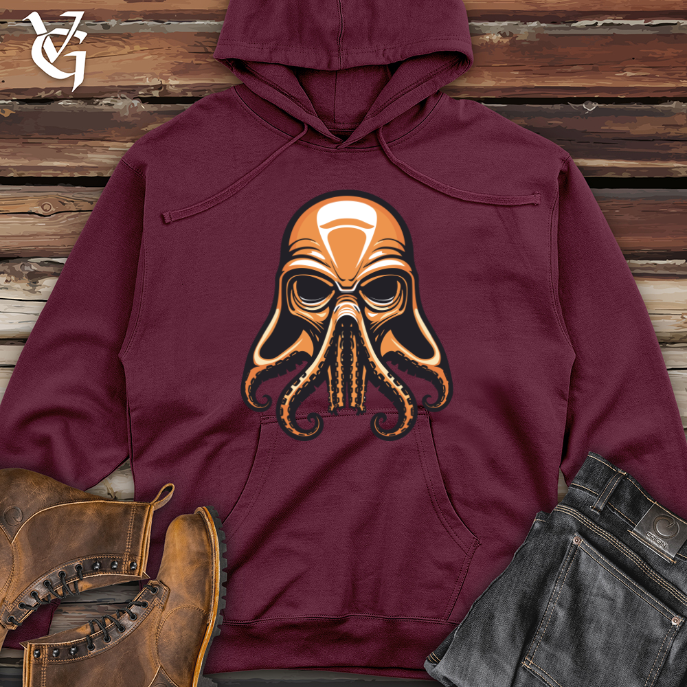 Viking Goods Octopus Helmet Midweight Hooded Sweatshirt Maroon / L