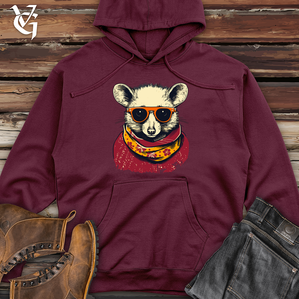 Viking Goods Opossum Renegade Midweight Hooded Sweatshirt Maroon / L
