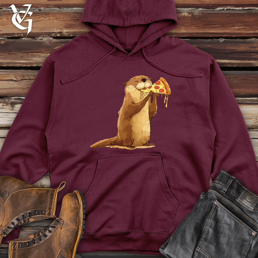 Viking Goods Otter Pizza Munchin Midweight Hooded Sweatshirt Maroon / L