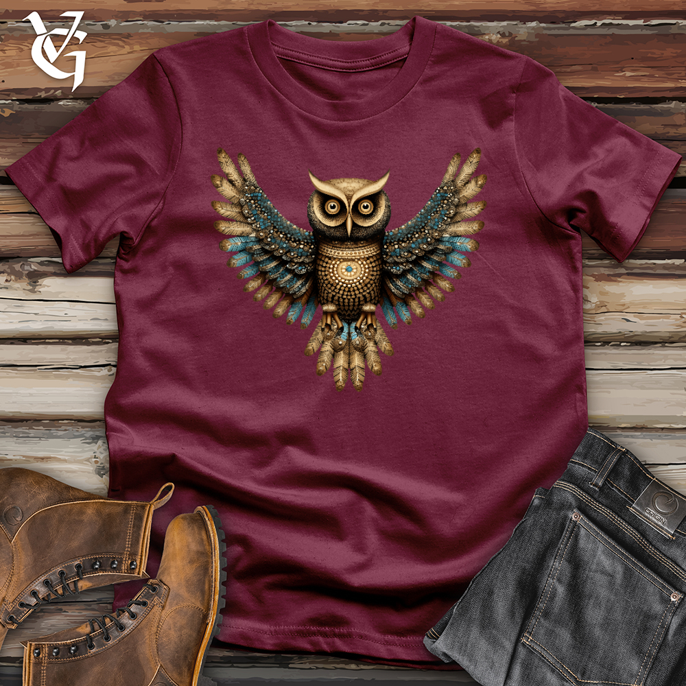 Viking Goods Owl Arise Softstyle Tee Maroon / L