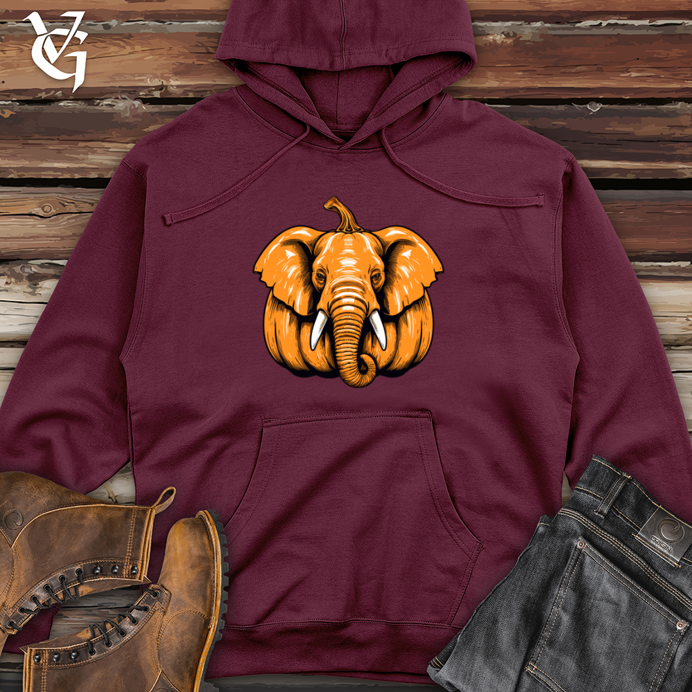 Viking Goods Pachyderm Pumpkin Midweight Hooded Sweatshirt Maroon / L