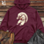 Viking Goods Pangolin Gridiron Rush Midweight Hooded Sweatshirt Maroon / L