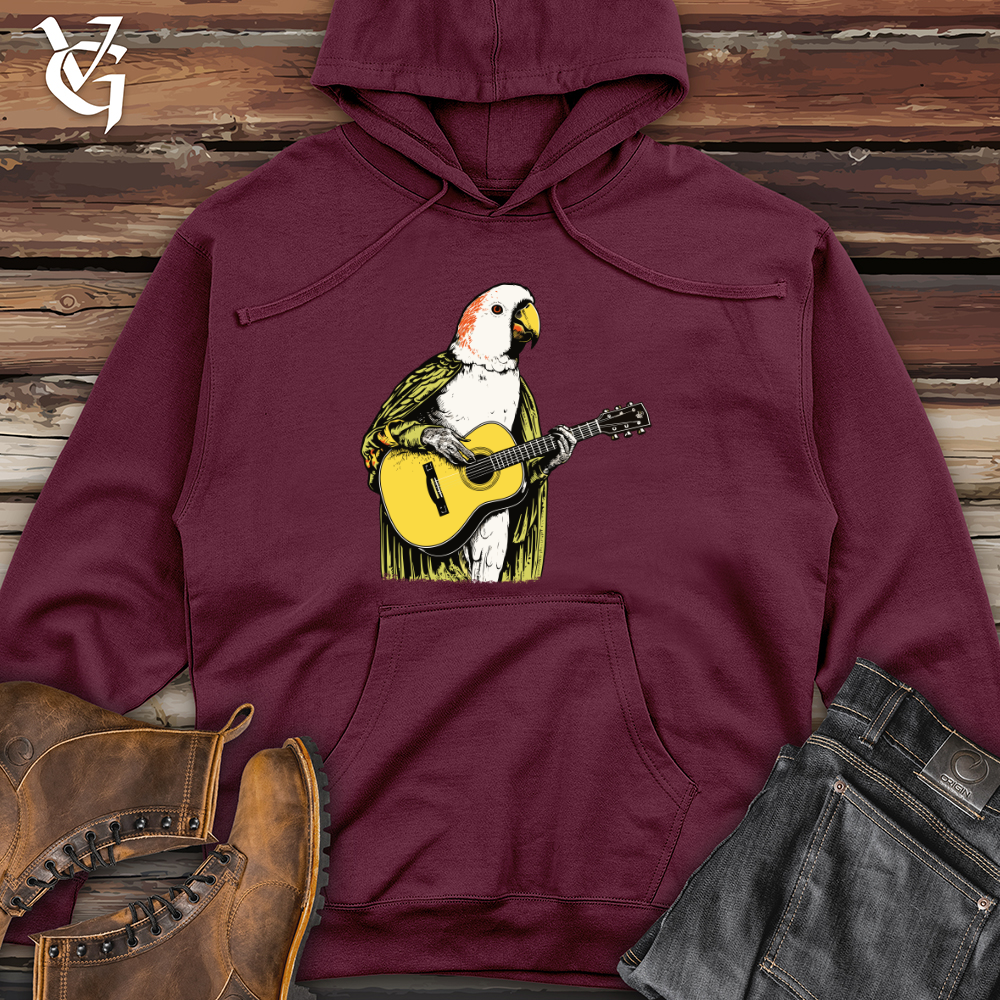 Viking Goods Parrot Acoustic Solo Midweight Hooded Sweatshirt Maroon / L