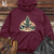 Viking Goods Pigs Festive Wrapping Midweight Hooded Sweatshirt Maroon / L