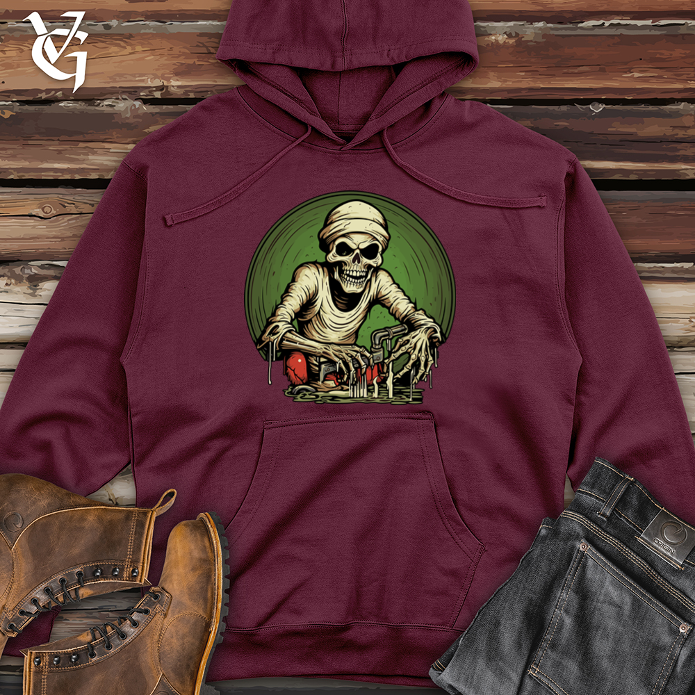 Viking Goods Plumbing Apples Nightmare Midweight Hooded Sweatshirt Maroon / L