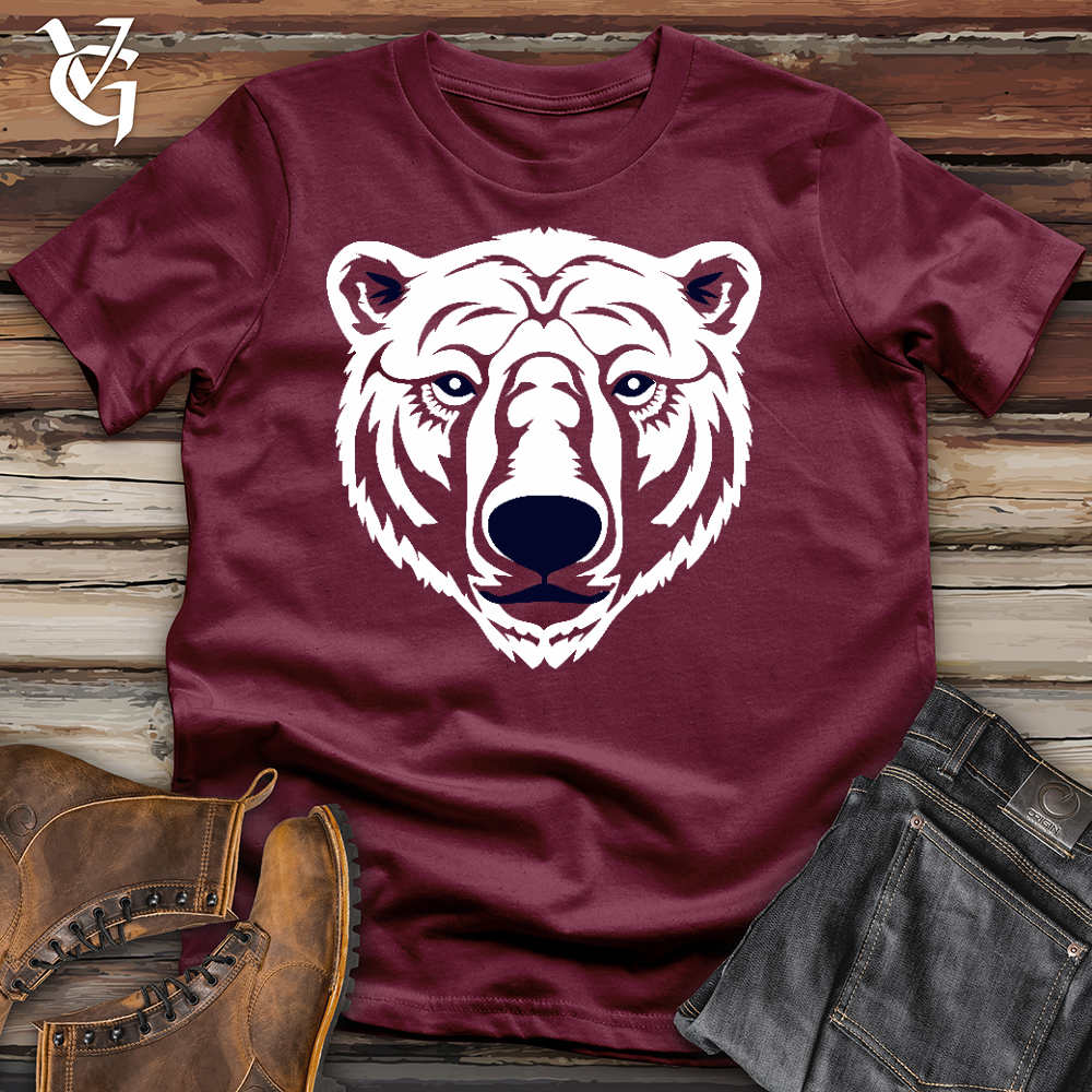 Viking Goods Polar Bear Cotton Tee Maroon / L