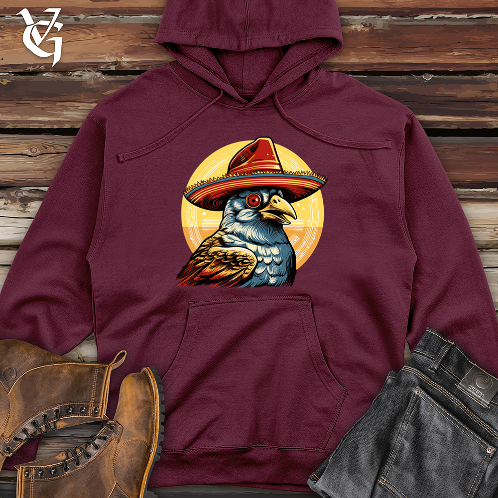 Viking Goods Quail Desert Calling Cowboy Caper Midweight Hooded Sweatshirt Maroon / L