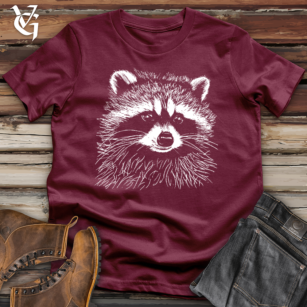 Viking Goods Raccoon Needles Softstyle Tee Maroon / L