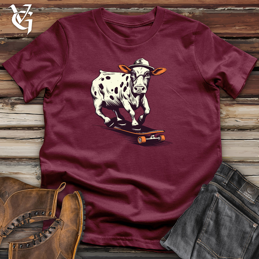Viking Goods Radical Bovine Skater Softstyle Tee Maroon / L
