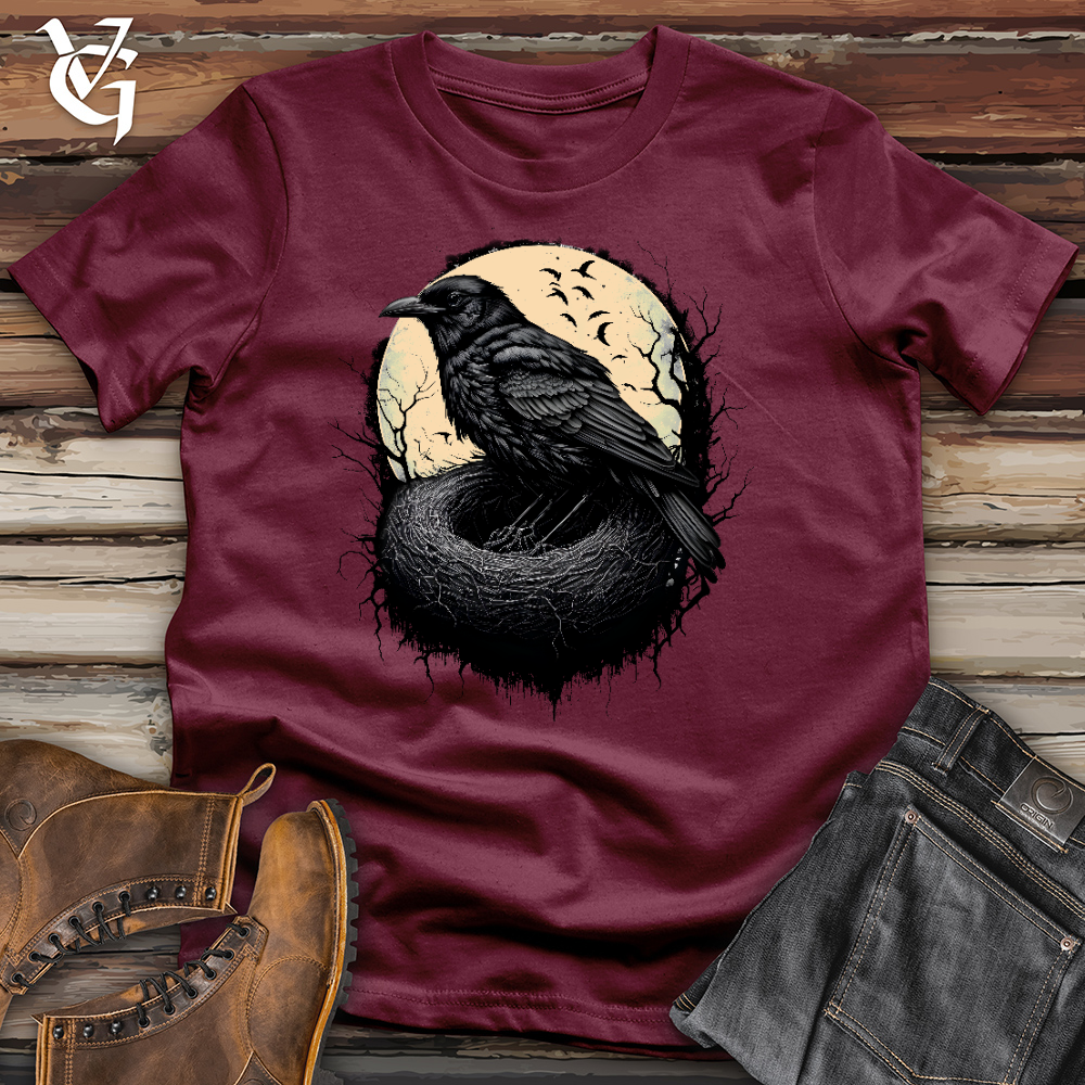 Viking Goods Raven Nest Cotton Tee Maroon / L