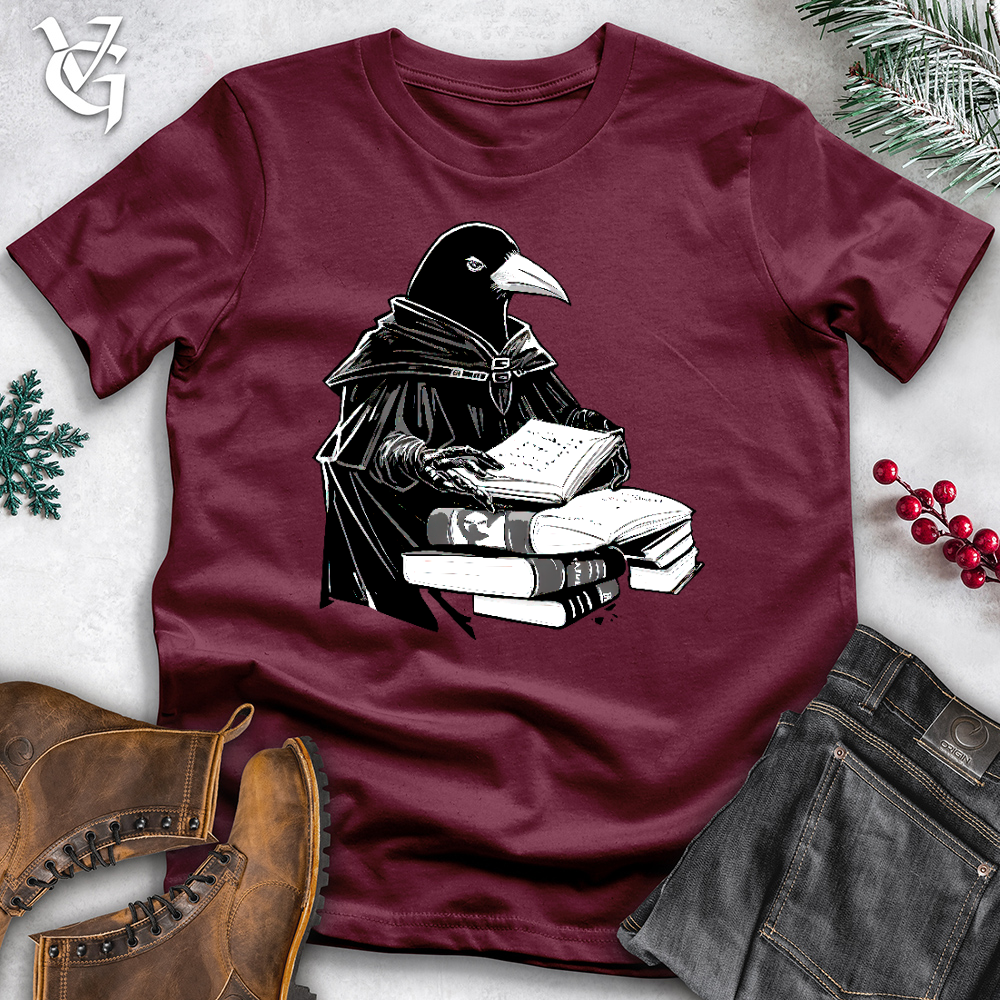 Viking Goods Raven Overlord Cotton Tee Maroon / L