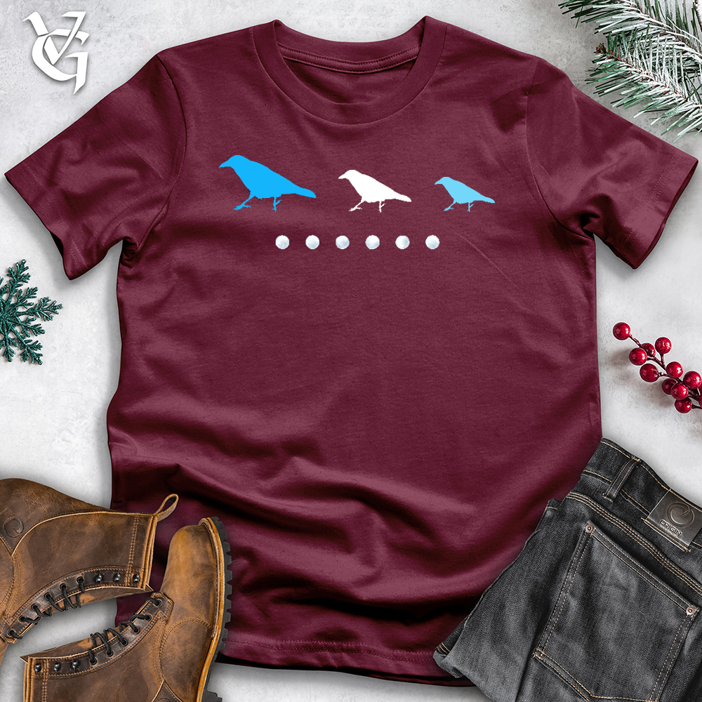 Viking Goods Raven Snowballs Cotton Tee Maroon / L