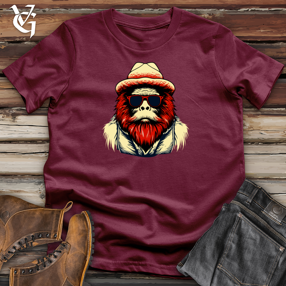 Viking Goods Retro Boss Yeti Softstyle Tee Maroon / L