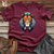 Viking Goods Retro Bow Tie Lion Softstyle Tee Maroon / L