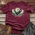 Viking Goods Retro Frosty Owl Softstyle Tee Maroon / L