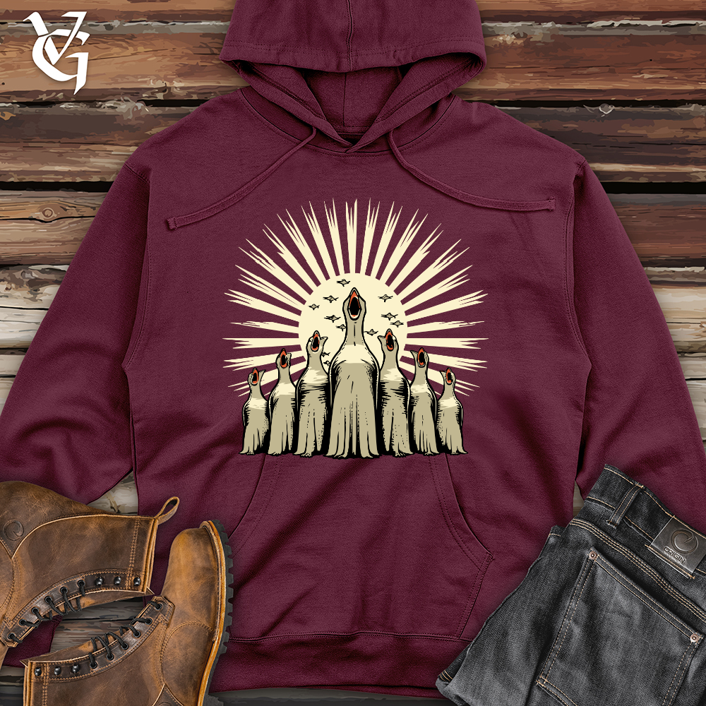 Viking Goods Retro Gospel Flight Midweight Hooded Sweatshirt Maroon / L