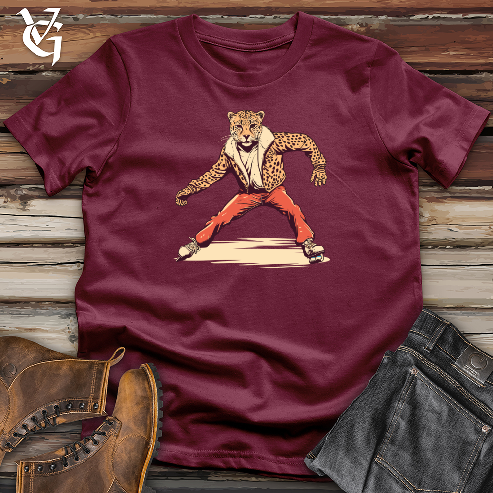 Viking Goods Retro Ice Sprint Cheetah Softstyle Tee Maroon / L