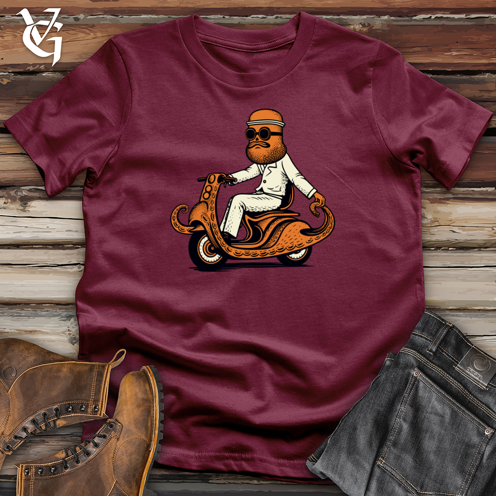 Viking Goods Retro Octoglide Softstyle Tee Maroon / L