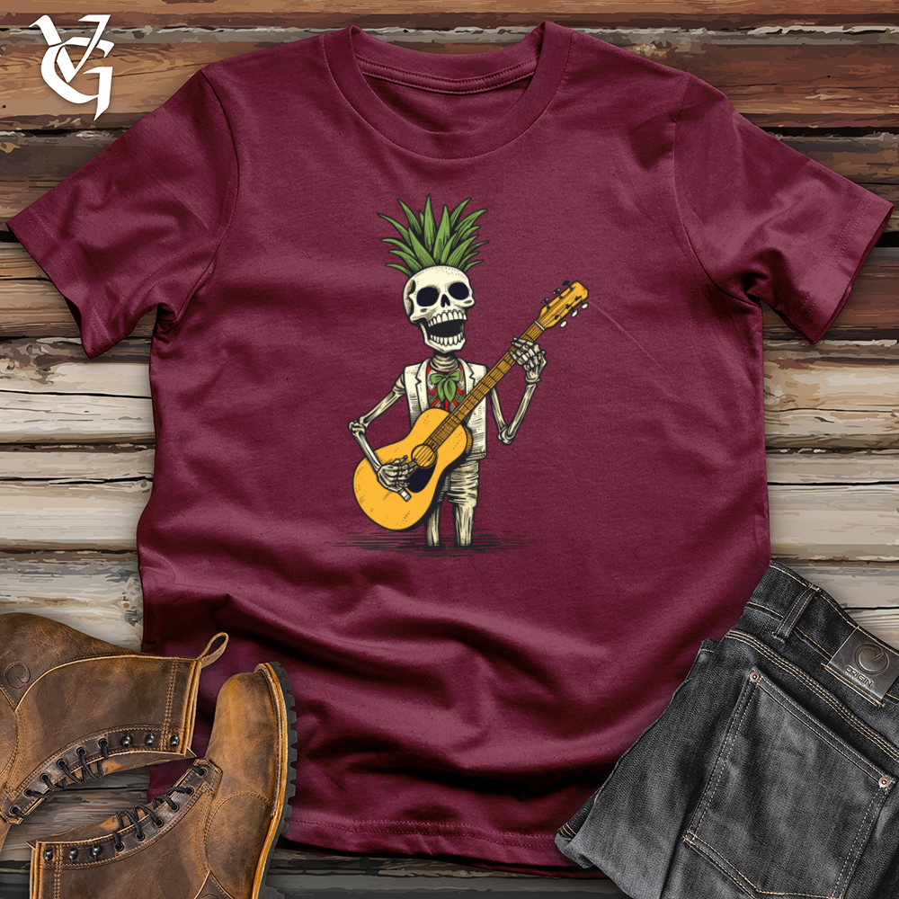 Viking Goods Retro Rhythm Pineapple Softstyle Tee Maroon / L